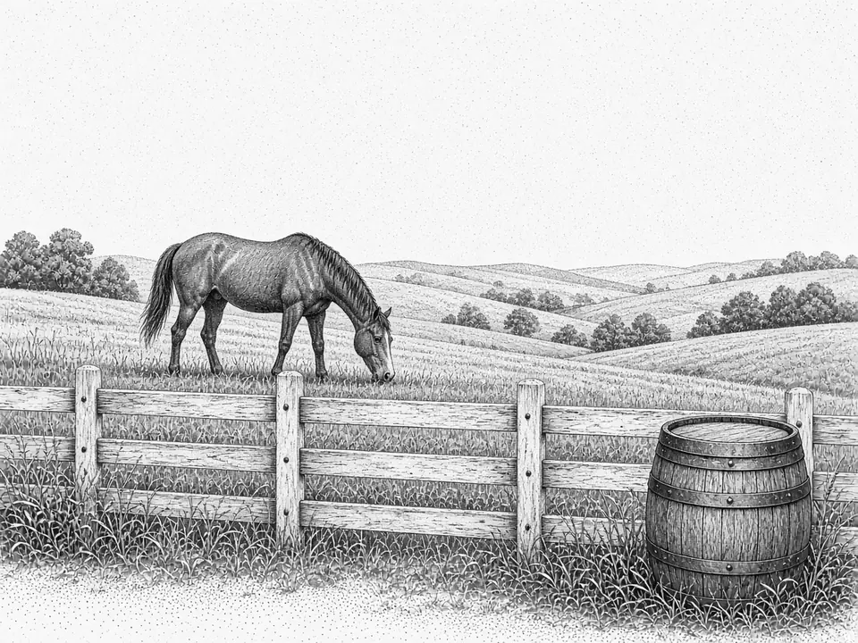 Engraved illustration for Kentucky Corner