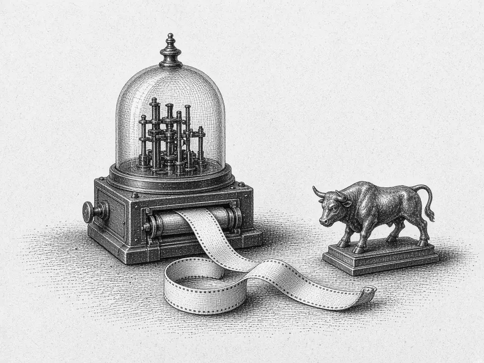 Engraved illustration for Markets & Money
